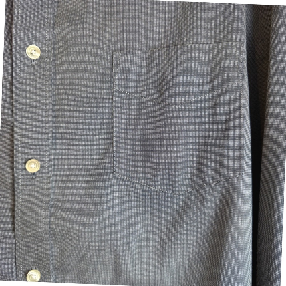 UNTUCKit Blue Gray Button Down Shirt XXL Relaxed Fit Wrinkle Free - Picture 3 of 8